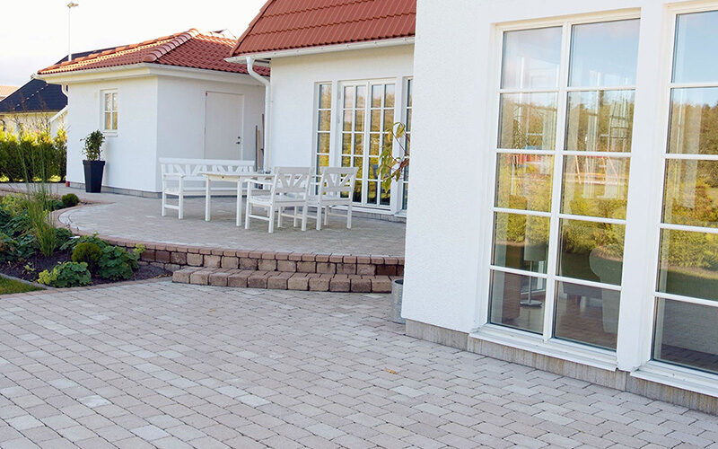 7. Stensättning Bygga Stödmur