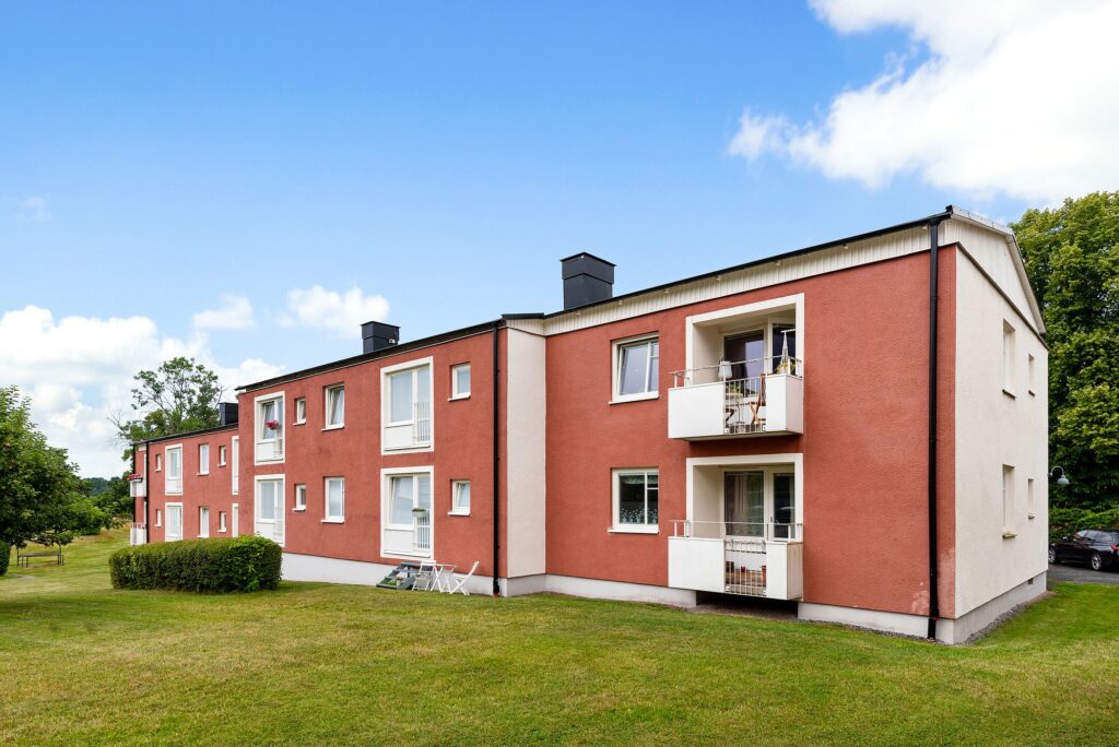 Renoverad terrass med uteplats till brf. Spånga Solhem