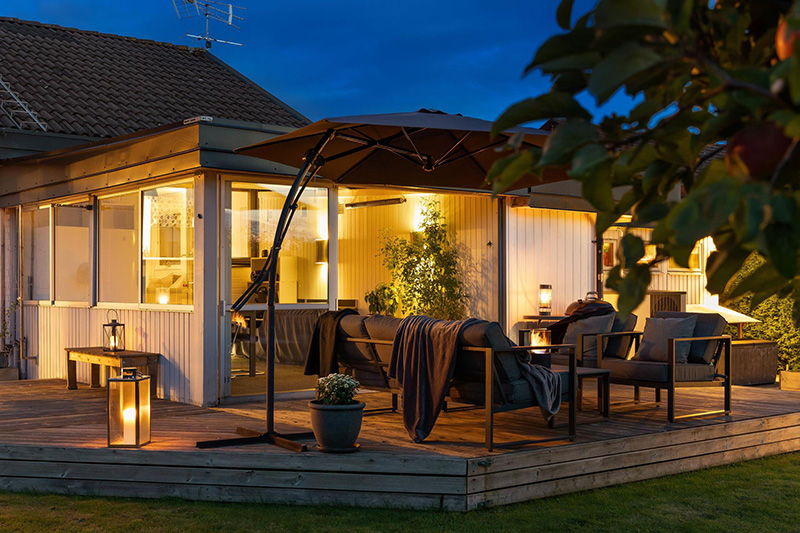 Bygga Uterum & Inglasad Veranda