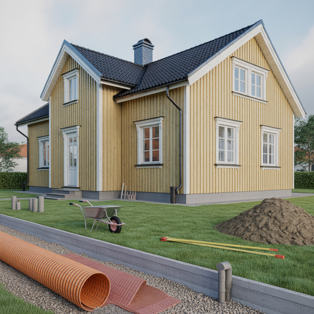 kostnad for dranering av villa 2025 prisexempel och tips