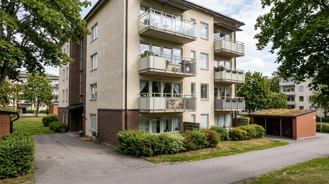 besiktning tatskikt pa balkong terrass takaltan alvik bromma stockholm